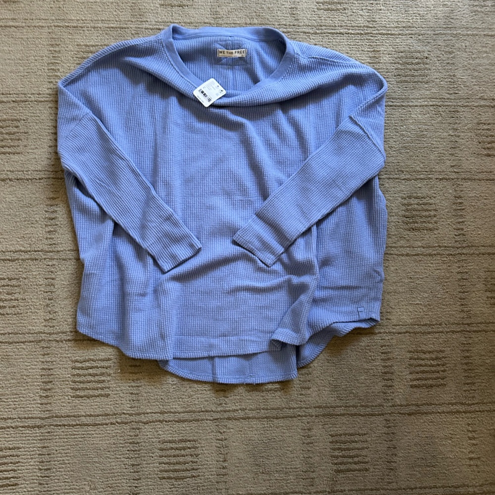 Free People Oversized Thermal - brand new - small